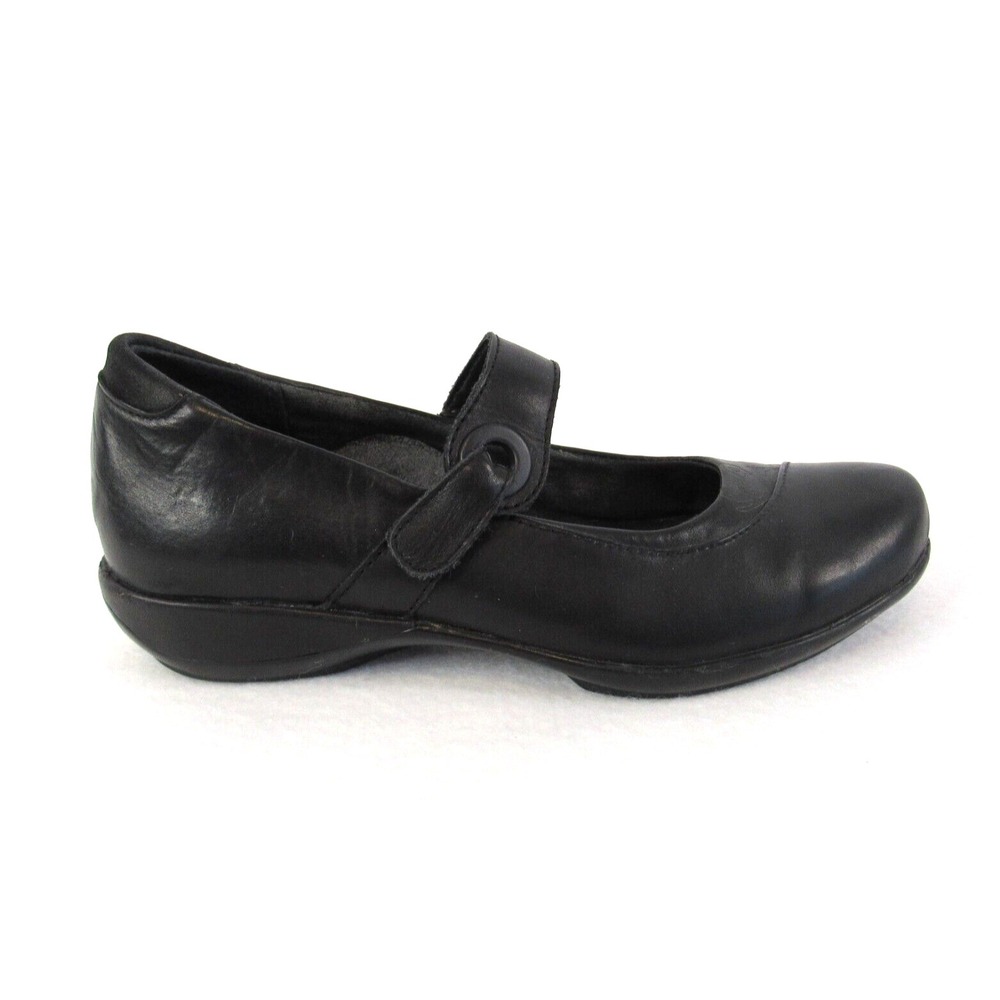 Aetrex Mary Jane Black Genuine Leather Comfort Shoes SZ 6.5
